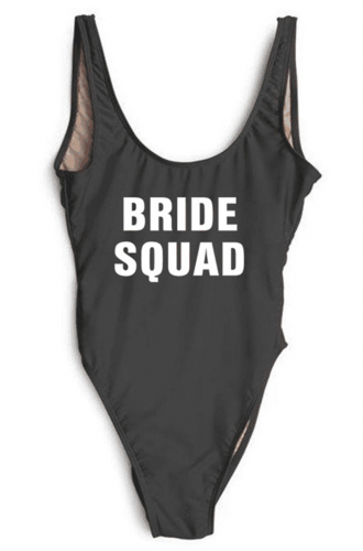 personalised bride swimsuit